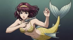 faye mermaid Meme Template