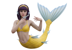 mermaid faye valentine Meme Template