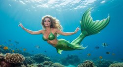 mermaid trump Meme Template