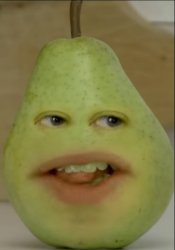 Confused pear Meme Template
