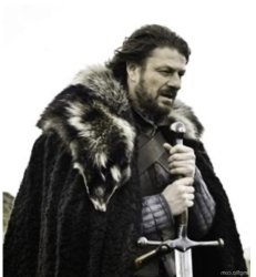 Ned Stark going Meme Template