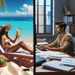 Woman in the Beach, Man in the office Meme Template