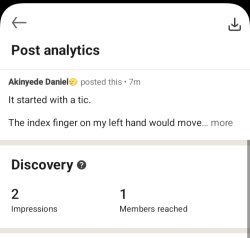 Linkedin impressions screenshot Meme Template