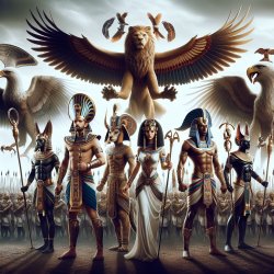 the gods of ancient Egypt were many, and its army mighty Meme Template