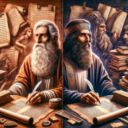 N.T. apostle or elder written writings vs O.T. prophet written b Meme Template