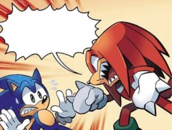 Knuckles yelling at sonic 2 Meme Template