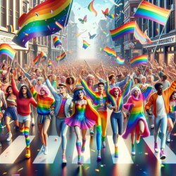 IF you march & parade around flaunting LGBTQ+ rainbow colors, cl Meme Template
