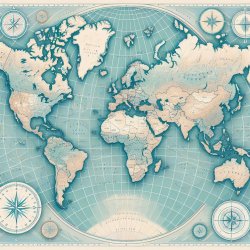 World map (AI generated) Meme Template