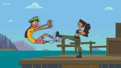 Total Drama Sparta Kick Meme Template