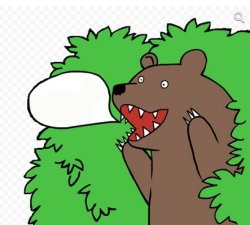 bear shouting Meme Template