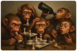 3d Chess and the trump monkeys Meme Template