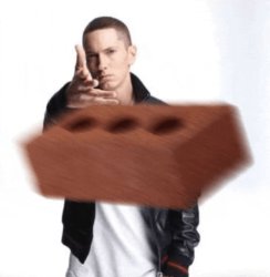 eminem brick Meme Template