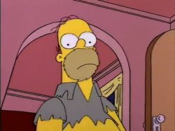 Homer Looking Down Meme Template