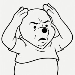 Mind blown Pooh Meme Template