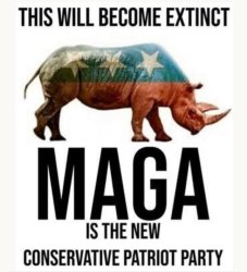 RINO go extinct Meme Template