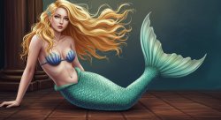 mermaid amber turd Meme Template