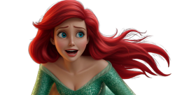 live action ariel Meme Template