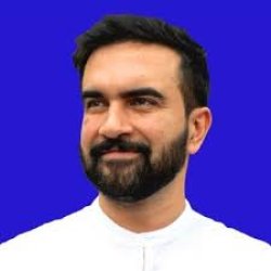 Zohran Mamdani blue Meme Template