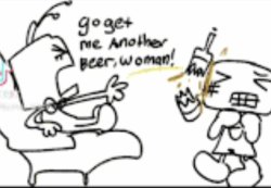 GO GET ME A BEER Meme Template