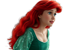 carrie as ariel Meme Template