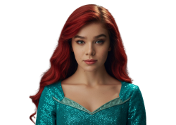 live action ariel 7 Meme Template