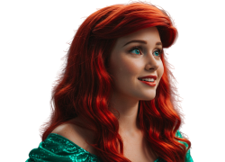 hailee as ariel Meme Template