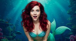 live action ariel Meme Template