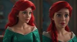 ariel sophie Meme Template
