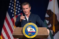 God Bless Newsom 20** Meme Template