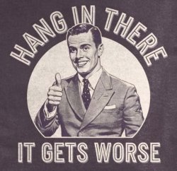 Retro Man it gets worse Meme Template