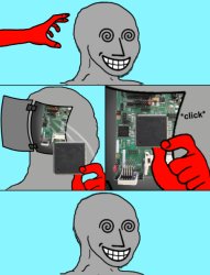 NPCUpdate Chip Meme New Meme Template