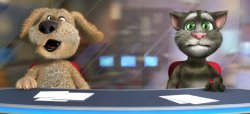 Tom and High Ben News Meme Template