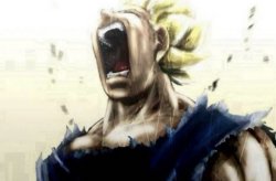 Vegeta scream Meme Template