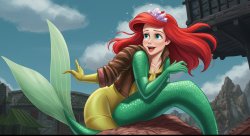 ariel rogue Meme Template