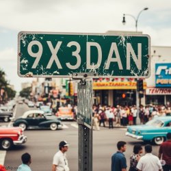 9x3dan sign Meme Template
