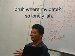 Lonely date Meme Template