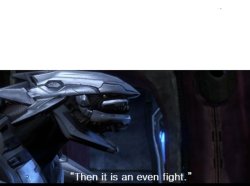 halo even fight Meme Template