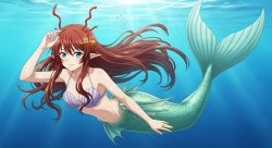 asuka mermaid Meme Template