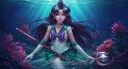 sailor pluto Meme Template