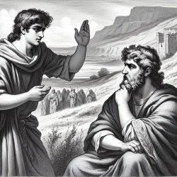 Satan stood ... and urged David to count Israel. Meme Template
