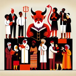 the devil Satan, deceives & tempts all mankind Meme Template