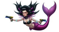 bayonetta mermaid Meme Template