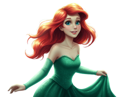 ariel redish Meme Template