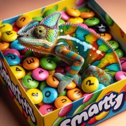 Chameleon in a Smarty box Meme Template