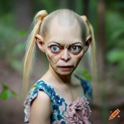 Cute Gollum Meme Template