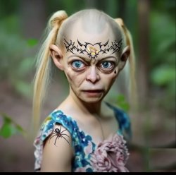 Cute Gollum 2 Meme Template