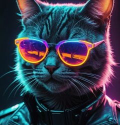 Cyber Mog Cat Meme Template