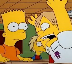 Martin yellig at Bart Meme Template