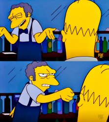 Moe fork in the eye Meme Template