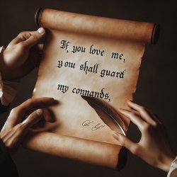 If you love Me, you shall guard My commands Meme Template